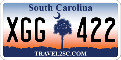 SC license plate XGG422