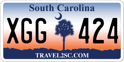 SC license plate XGG424