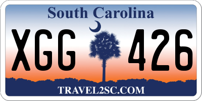 SC license plate XGG426