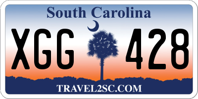 SC license plate XGG428