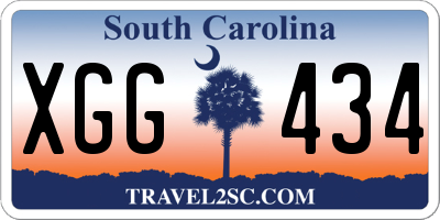 SC license plate XGG434