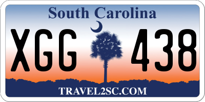 SC license plate XGG438