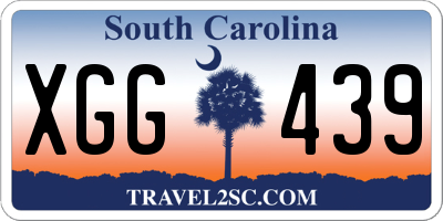 SC license plate XGG439