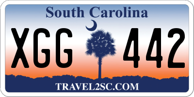 SC license plate XGG442