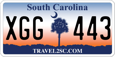 SC license plate XGG443