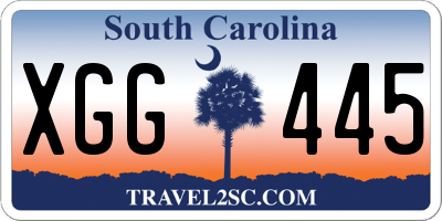 SC license plate XGG445