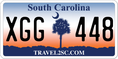 SC license plate XGG448