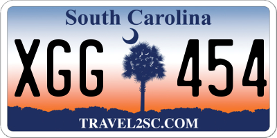 SC license plate XGG454