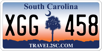 SC license plate XGG458