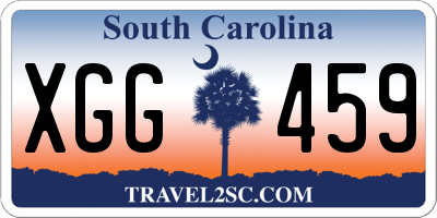 SC license plate XGG459