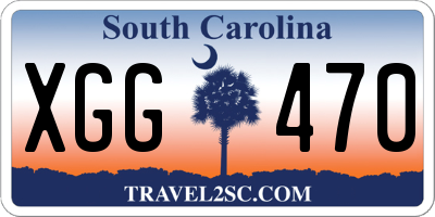 SC license plate XGG470