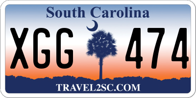 SC license plate XGG474