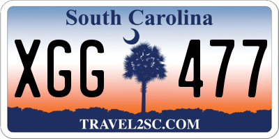 SC license plate XGG477