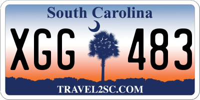 SC license plate XGG483