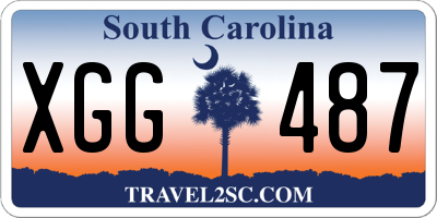 SC license plate XGG487