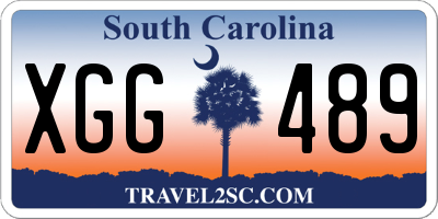 SC license plate XGG489