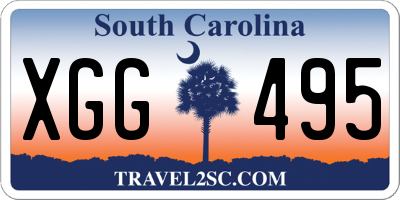 SC license plate XGG495