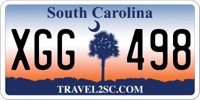SC license plate XGG498