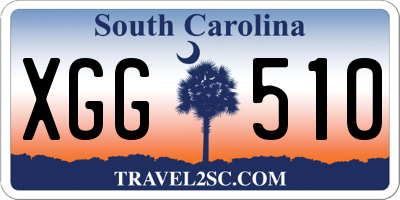 SC license plate XGG510