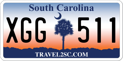 SC license plate XGG511