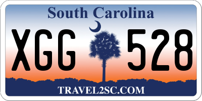 SC license plate XGG528
