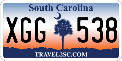 SC license plate XGG538