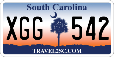 SC license plate XGG542