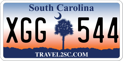 SC license plate XGG544