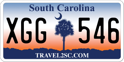 SC license plate XGG546