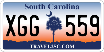 SC license plate XGG559