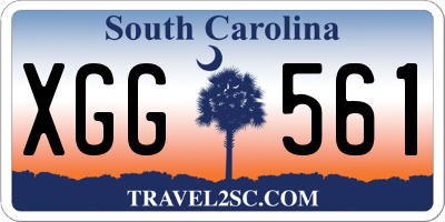 SC license plate XGG561