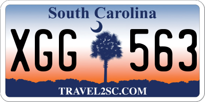 SC license plate XGG563