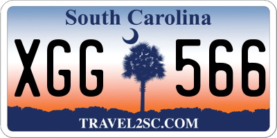 SC license plate XGG566