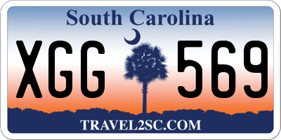 SC license plate XGG569