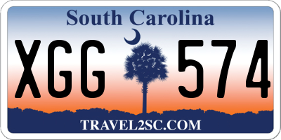 SC license plate XGG574