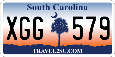 SC license plate XGG579