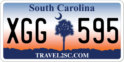 SC license plate XGG595