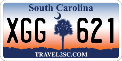 SC license plate XGG621