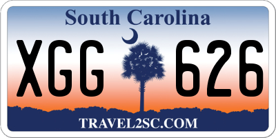 SC license plate XGG626