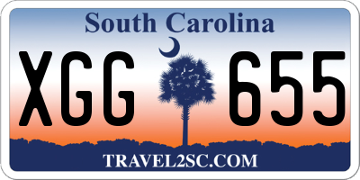 SC license plate XGG655