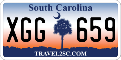SC license plate XGG659