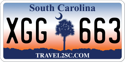SC license plate XGG663