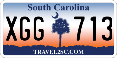 SC license plate XGG713