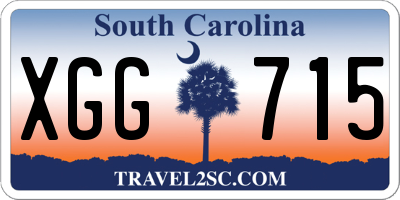SC license plate XGG715
