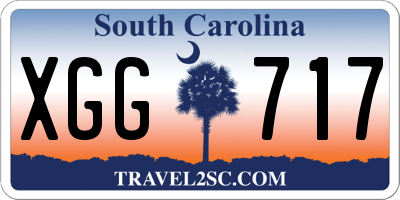 SC license plate XGG717