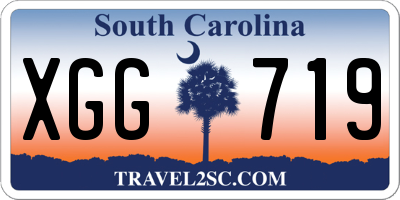 SC license plate XGG719