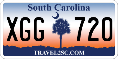 SC license plate XGG720