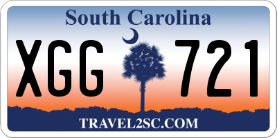 SC license plate XGG721