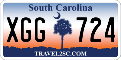 SC license plate XGG724