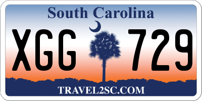SC license plate XGG729